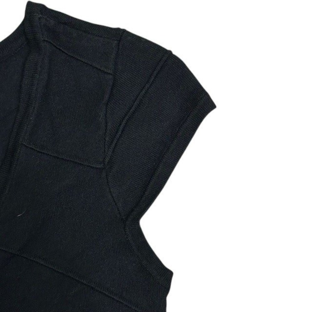 Guess Bodycon Dress Bandage Mini Full Zip Sleeveless Black Size Med - Picture 7 of 14